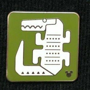 Disney Pin‎ Alligator Crocodile Adventure Isle SDR Shanghai Hidden Mickey 119200